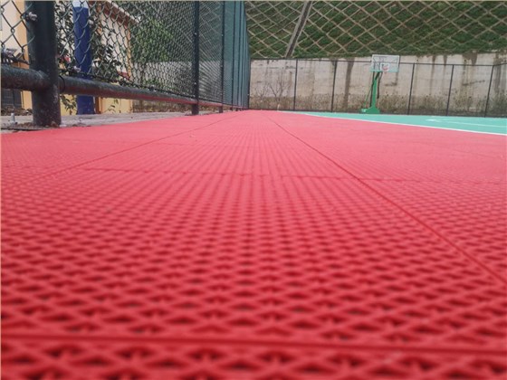 贵州省黔东南三穗德明收费站悬浮地板篮球场