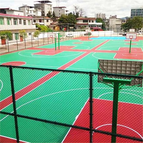 硅PU篮球场