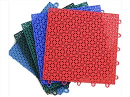 米字悬浮拼装地板球场