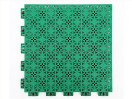 弹性菱花纹悬浮拼装地板