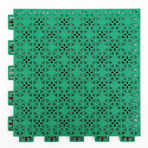 弹性菱花纹悬浮拼装地板