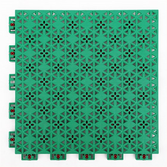 弹性菱花纹悬浮拼装地板