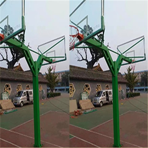 地埋式方管海燕式篮球架