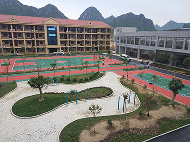 广西汇宾钙业健身路径器材项目